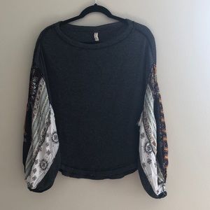 We The Free thermal top w/full cotton sleeves